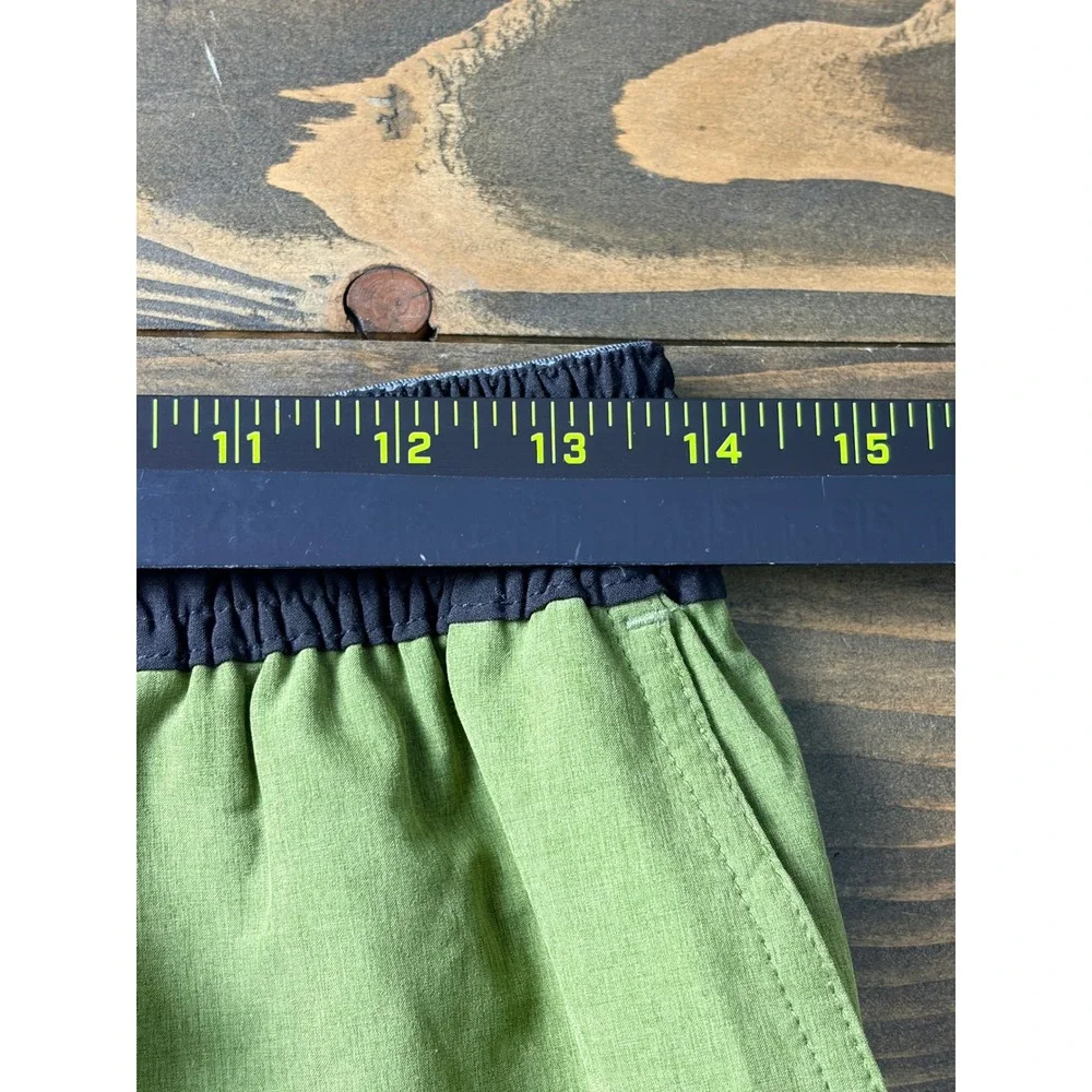 Dixxon Board Shorts Mens S Olive Green Hybrid Stretch Swim Trunks